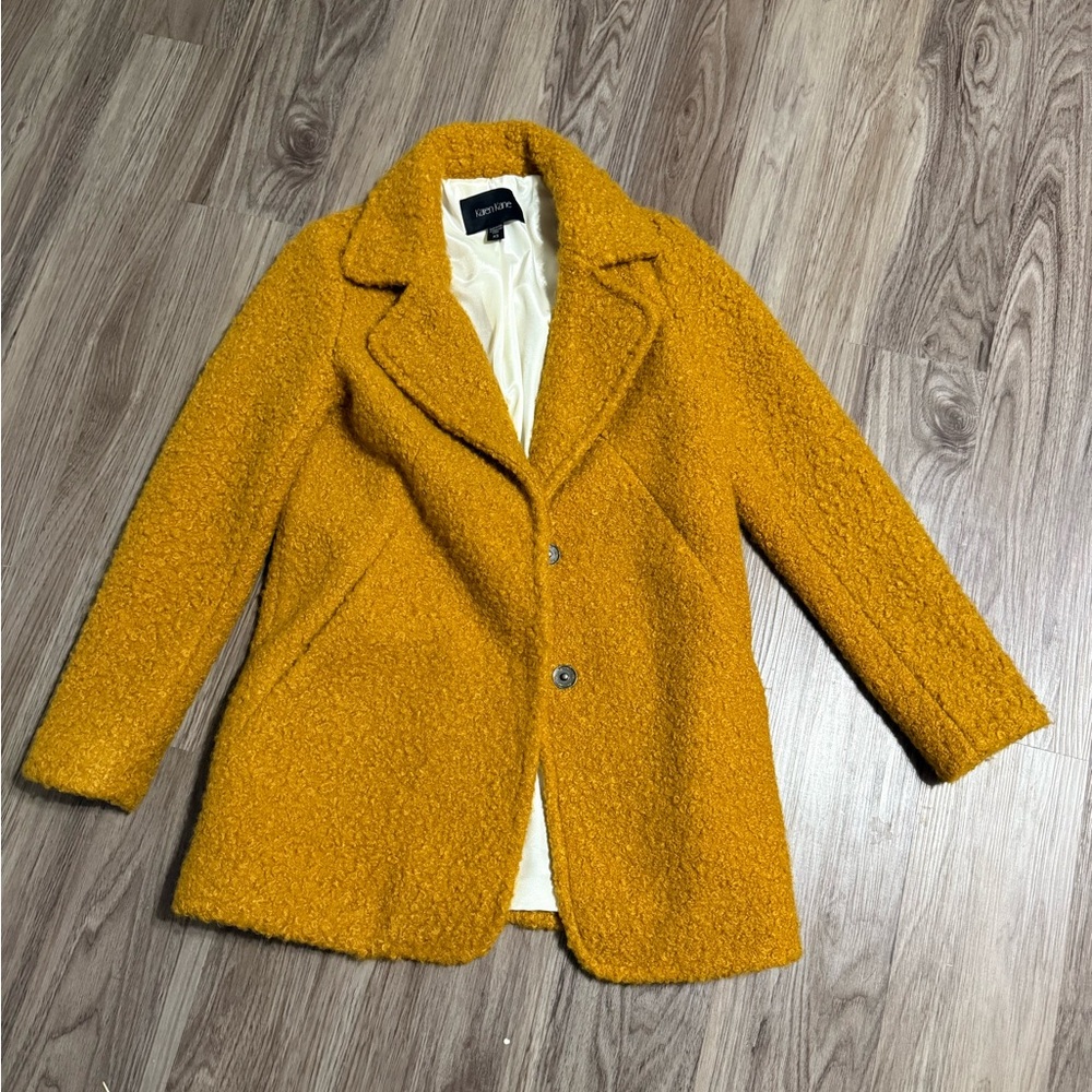 NWOT- Karen Kane Mustard Jacket - Picture 1 of 11